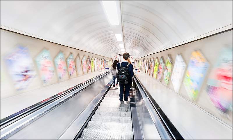 Going Down, Bank Station_Barry Freeman_Expo.jpg - 2019 IDPS Expo